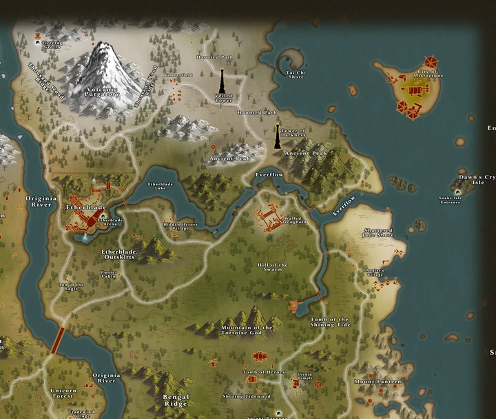 Mapa do Norte